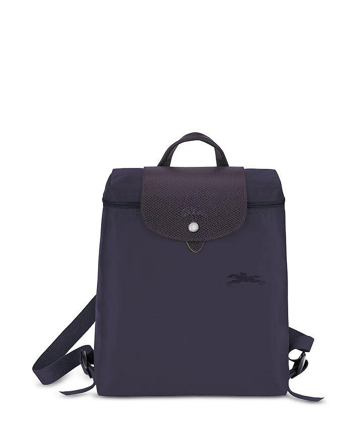 商品Longchamp|Le Pliage Green Nylon Backpack,价格¥1057,第1张图片
