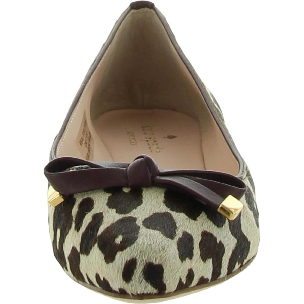 商品Kate Spade|Kate Spade New York Womens Emma Calf Hair Pointed Toe Ballet Flats,价格¥407,第2张图片详细描述