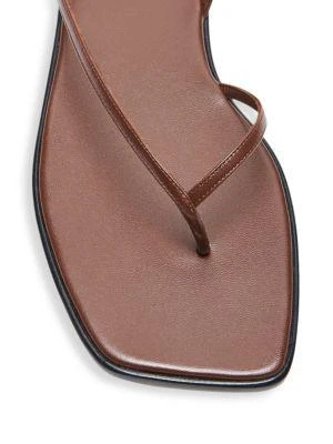 The Row Constance Flat Leather Sandals 3