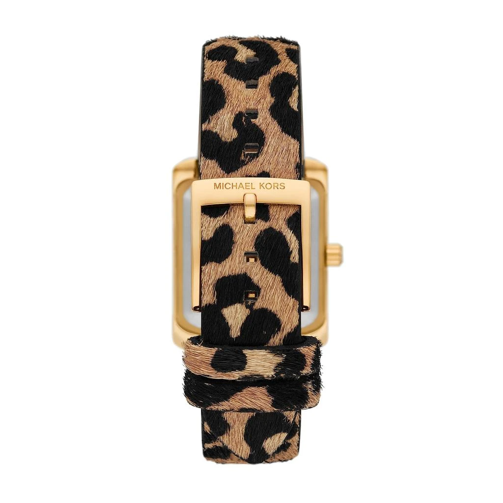 商品Michael Kors|MK7387 - Emery Three-Hand Animal Print Leather Watch,价格¥1044,第3张图片详细描述