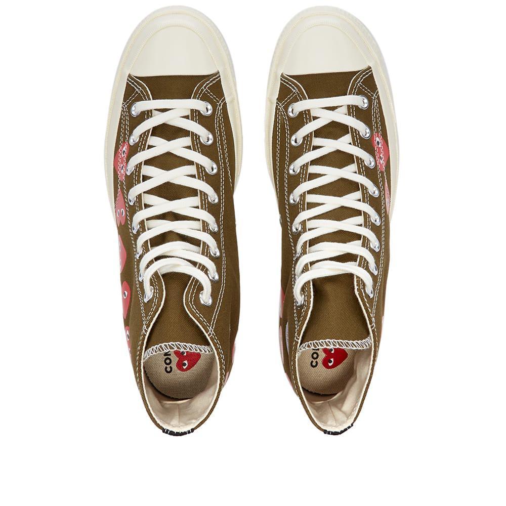 商品Comme des Garcons|Comme des Garcons Play x Converse Chuck Taylor Multi Heart 1,价格¥1173,第7张图片详细描述