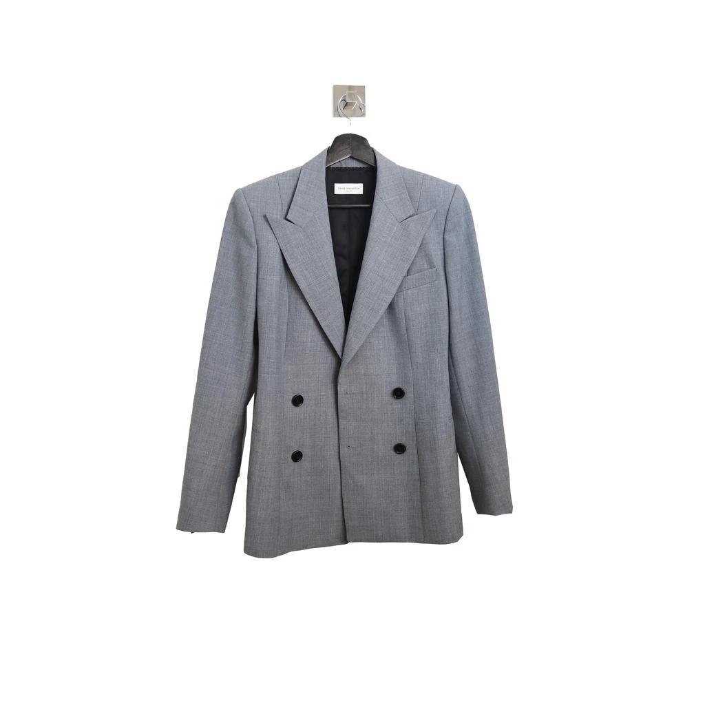 商品Dries Van Noten|Dries Van Noten 4 button Blazer Grey,价格¥4263,第1张图片