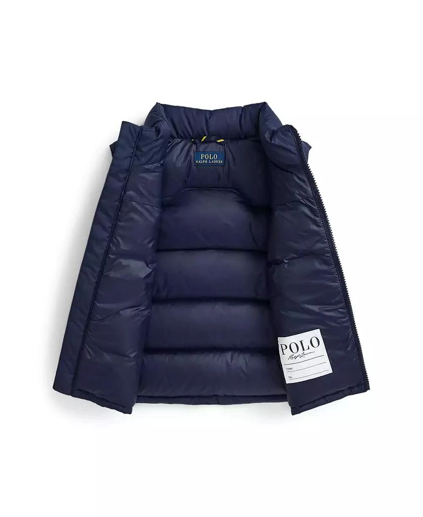 商品Ralph Lauren|Toddler and Little Boys Ripstop Down Vest Jacket,价格¥755,第3张图片详细描述