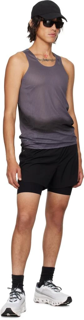 商品Soar Running|Gray Race Tank Top,价格¥525,第4张图片详细描述