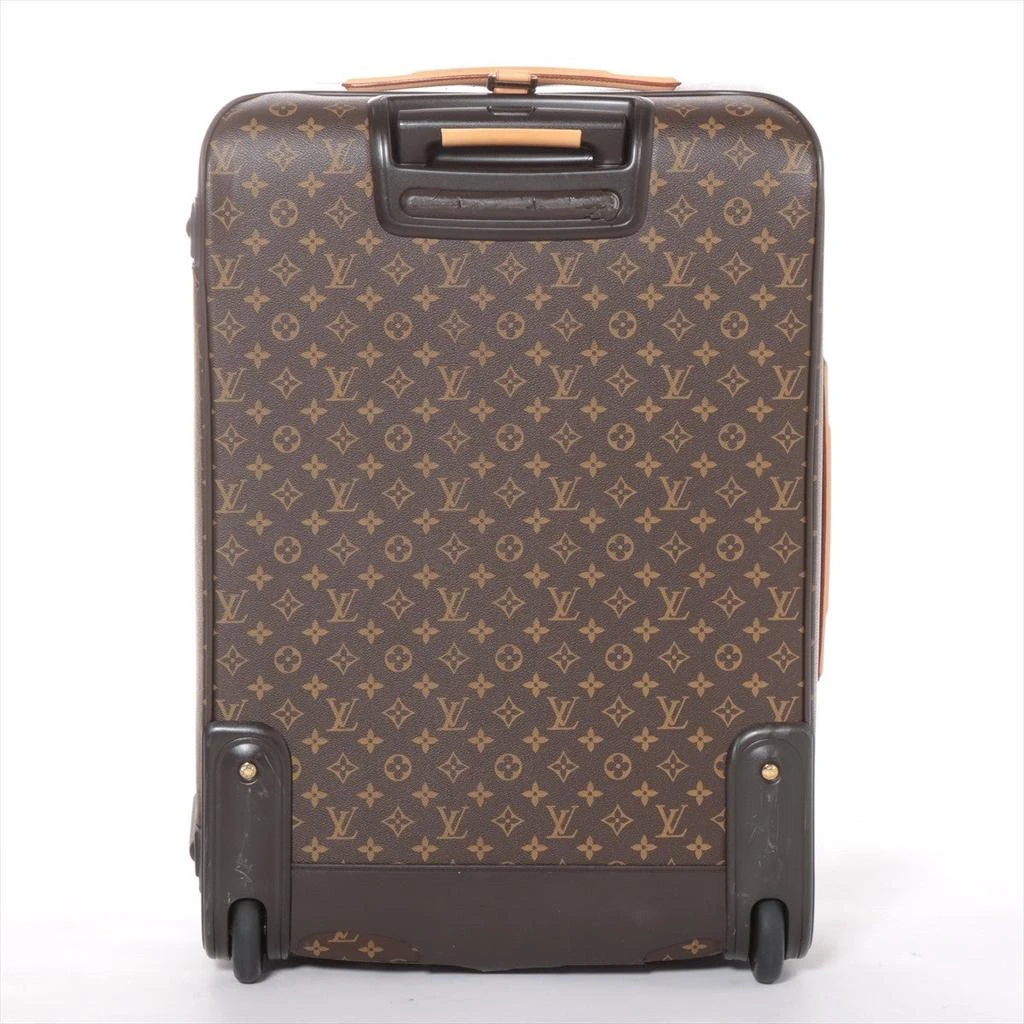 商品[二手商品] Louis Vuitton|Louis Vuitton Brown Monogram Canvas Leather Pegase 60cm Rolling Luggage,价格¥18221,第2张图片详细描述