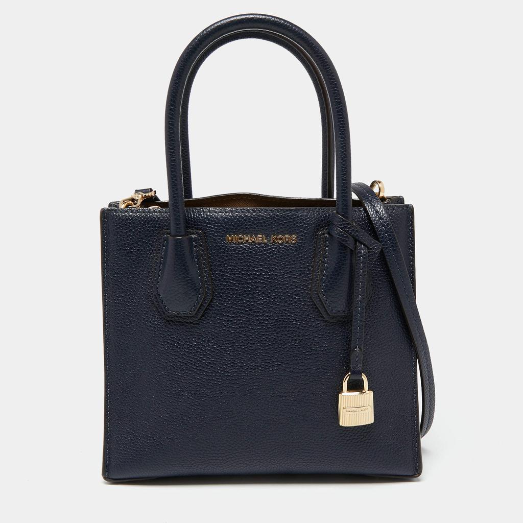 商品[二手商品] Michael Kors|MICHAEL Michael Kors Black Leather Mini Mercer Tote,价格¥2385,第1张图片