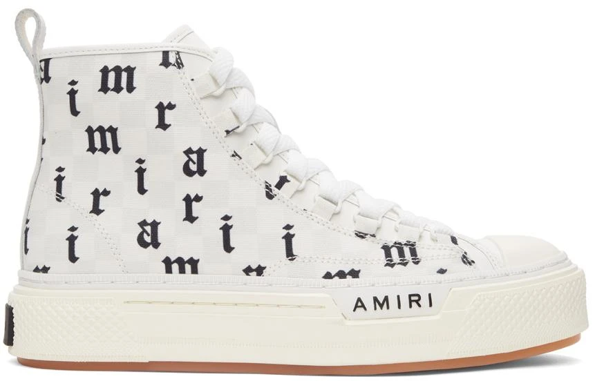 商品AMIRI|White English Court Hi Sneakers,价格¥2453,第1张图片