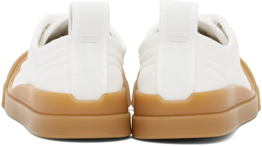 商品Bottega Veneta|White Vulcan Sneakers,价格¥7026,第2张图片详细描述