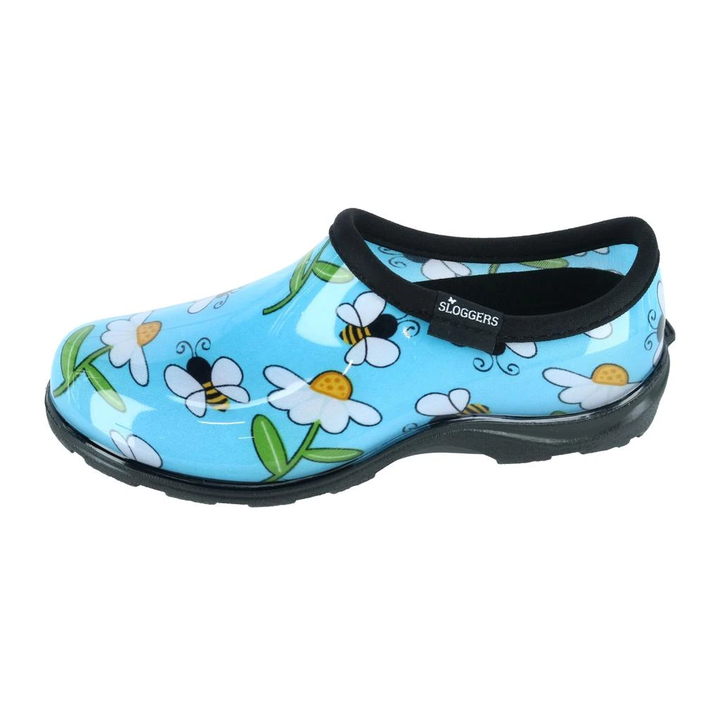 商品Sloggers|Women's Bumble Bee and Flower Print Rain and Garden Shoes,价格¥367,第2张图片详细描述