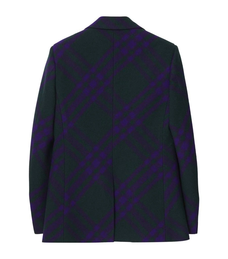 商品Burberry|Wool Burberry Check Jacket,价格¥22488,第2张图片详细描述