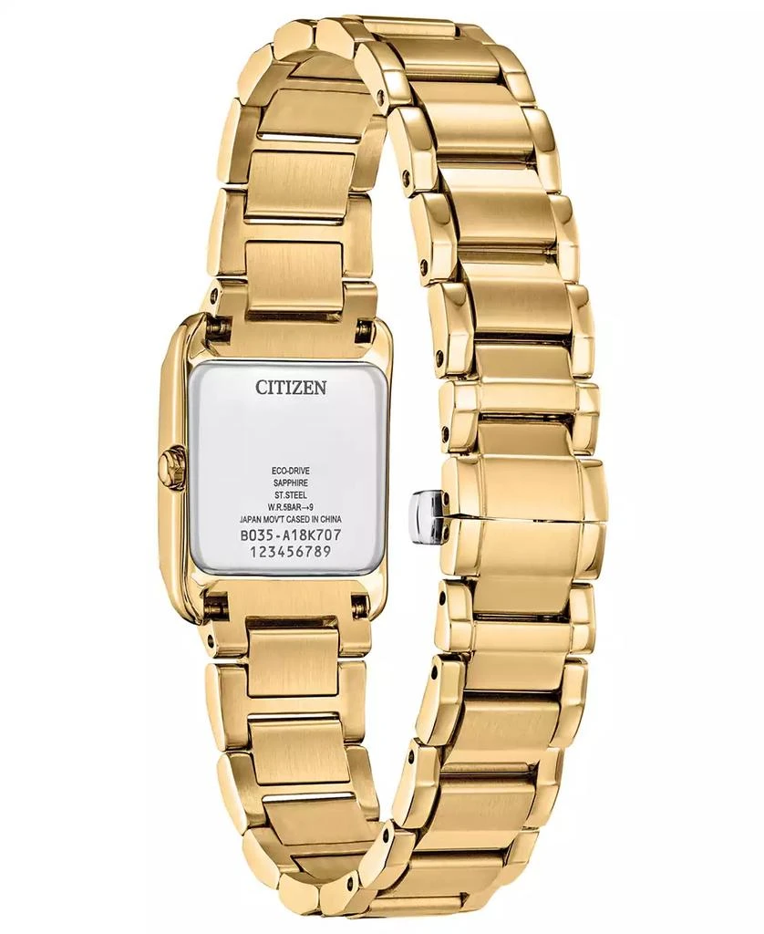 商品Citizen|Eco-Drive Women's Bianca Gold-Tone Stainless Steel Bracelet Watch 28mm,价格¥2430,第2张图片详细描述