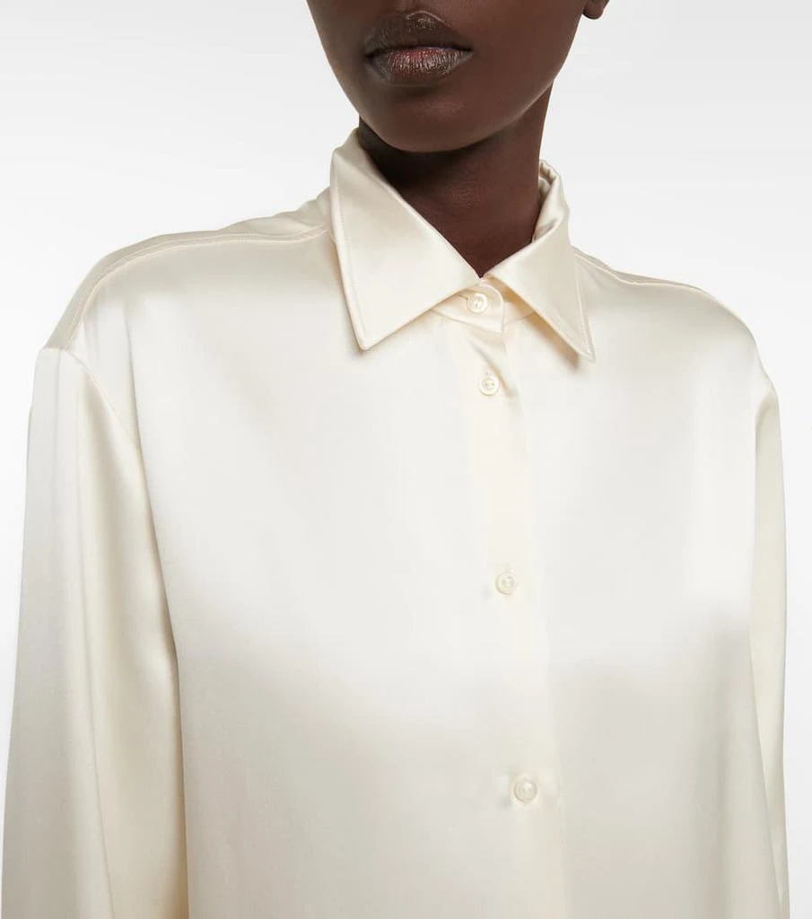 商品Loro Piana|Diletta silk satin blouse,价格¥15612,第4张图片详细描述