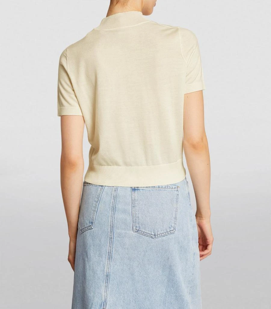 商品ANINE BING|Short-Sleeve Monique Sweater,价格¥2229,第4张图片详细描述