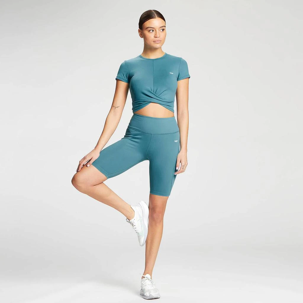 商品Myprotein|MP Women's Power Cycling Shorts - Ocean Blue,价格¥103,第2张图片详细描述