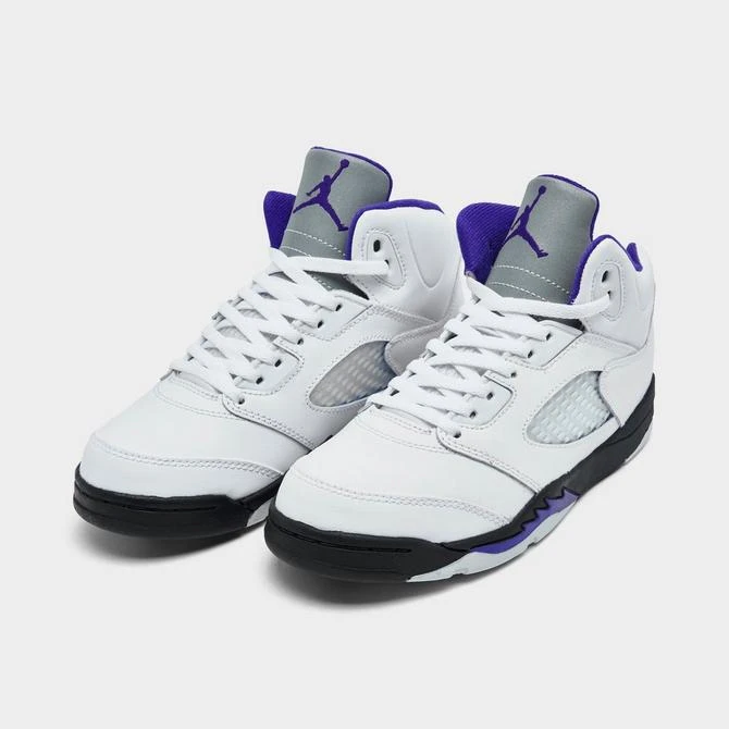 商品Jordan|Little Kids' Air Jordan Retro 5 Basketball Shoes,价格¥528,第2张图片详细描述