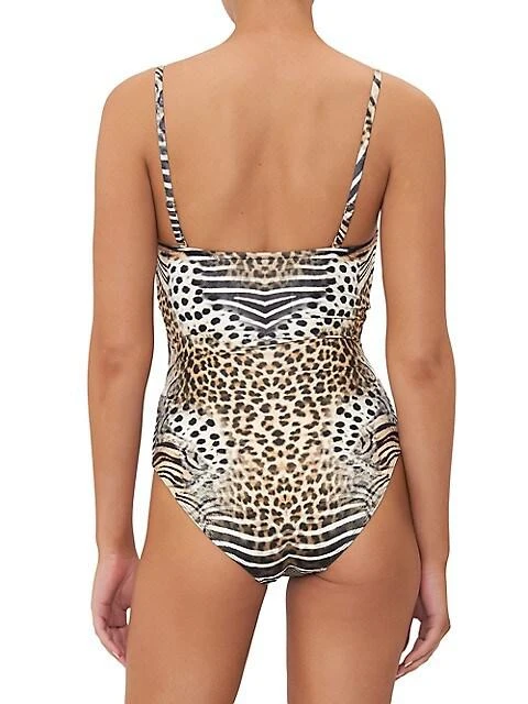 商品Camilla|Leopard Underwire One-Piece Swimsuit,价格¥1798,第5张图片详细描述