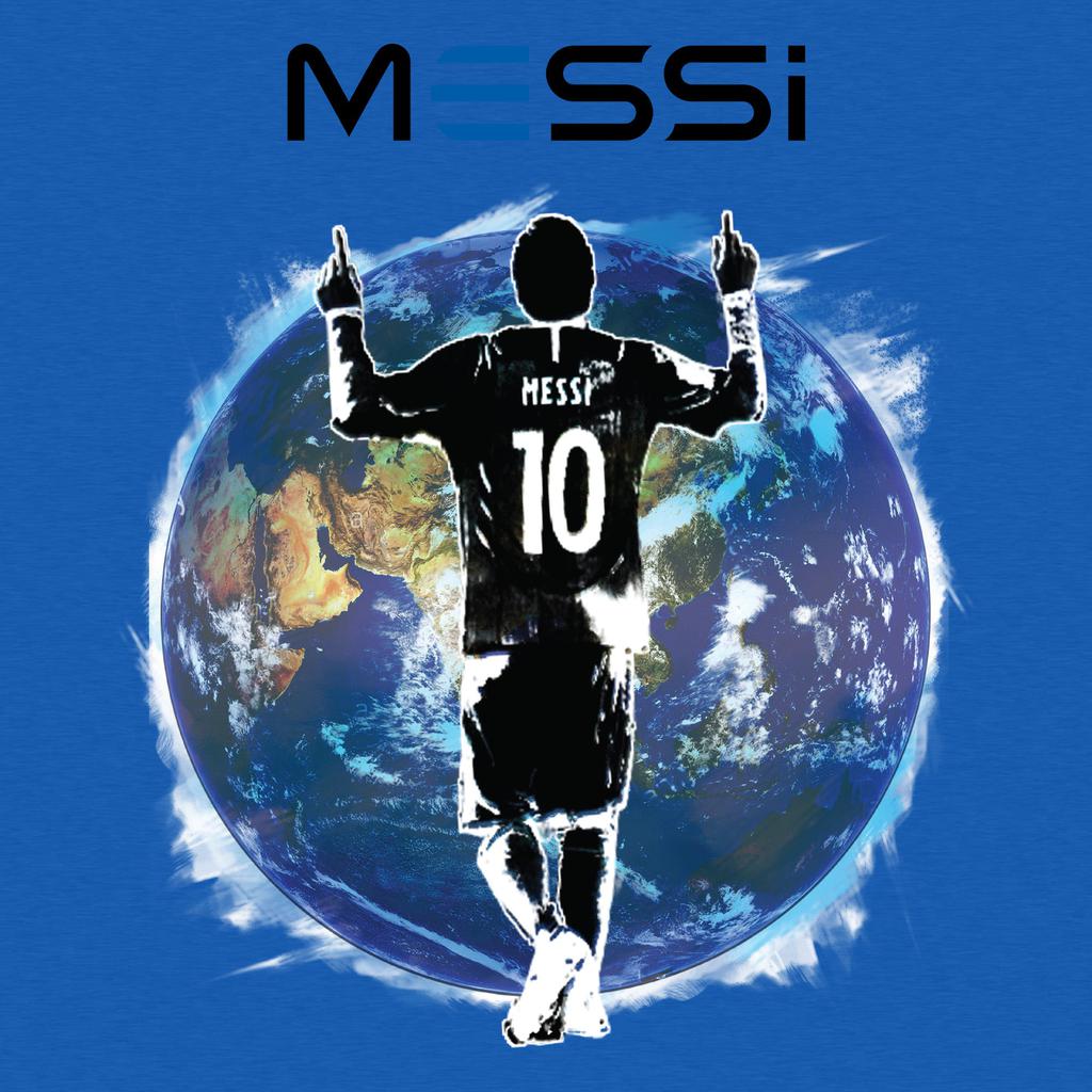 World Messi Silhouette T-Shirt商品第5张图片规格展示