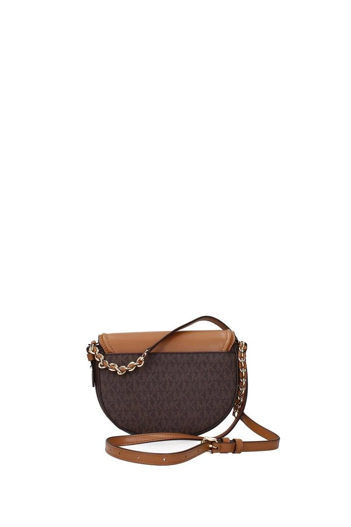 商品Michael Kors|Crossbody Bag jet set charm md Fabric Brown Acorn,价格¥751,第3张图片详细描述