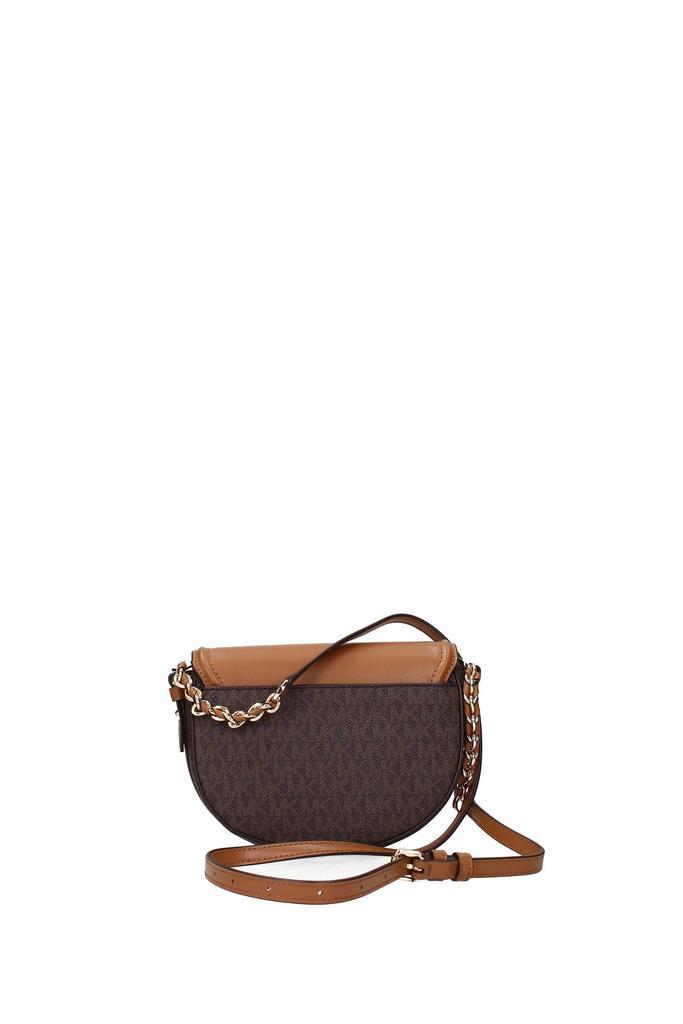 商品Michael Kors|Crossbody Bag jet set charm md Fabric Brown Acorn,价格¥745,第5张图片详细描述