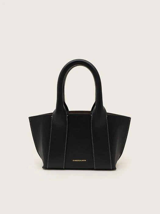 商品KINDERSALMON|Small Basket Tote Bag Black,价格¥1232,第2张图片详细描述