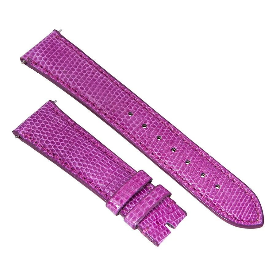 商品Hadley Roma|Shiny Magenta Lizard Leather Strap,价格¥112,第1张图片