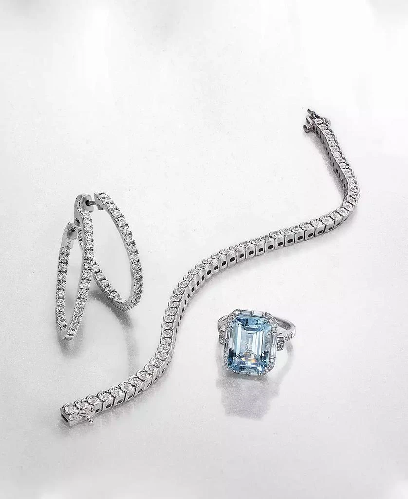 Diamond Illusion Tennis Bracelet (1/2 ct. t.w.) in Sterling Silver (Also available in Yellow or Rose Gold Over Silver) 商品