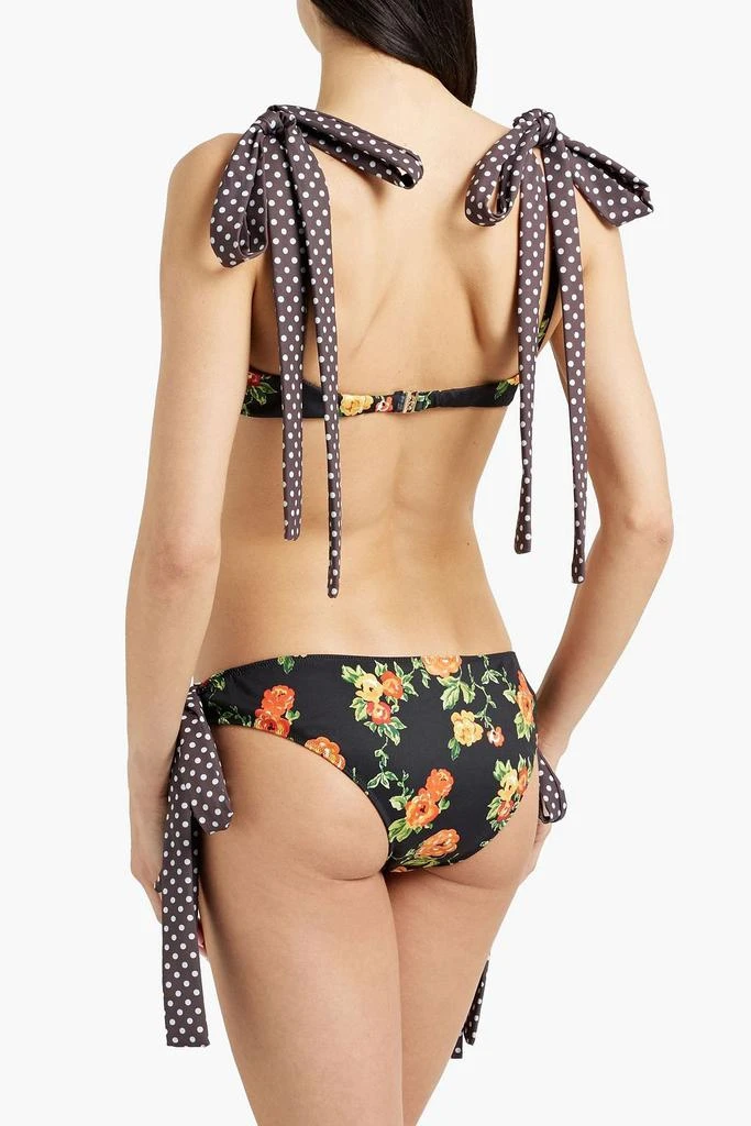 商品CAROLINE CONSTAS|Printed triangle bikini top,价格¥663,第3张图片详细描述