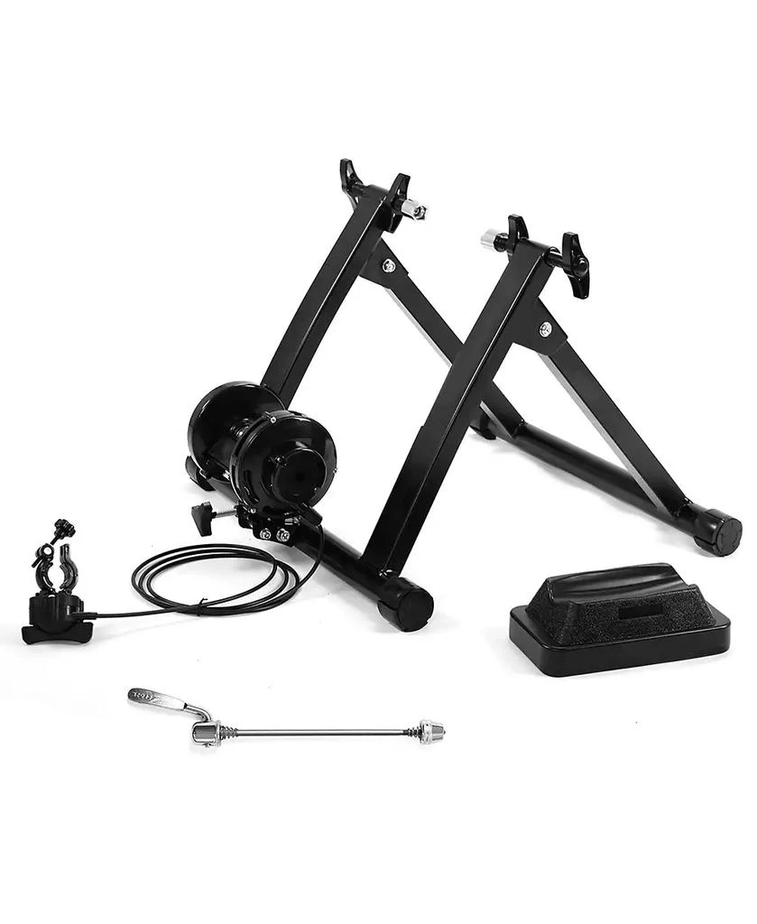 商品Costway|Magnetic Indoor Bicycle Bike Trainer Exercise Stand 8 levels of Resistance,价格¥543,第1张图片