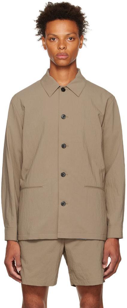 商品Theory|Tan Selk Shirt,价格¥1849,第1张图片