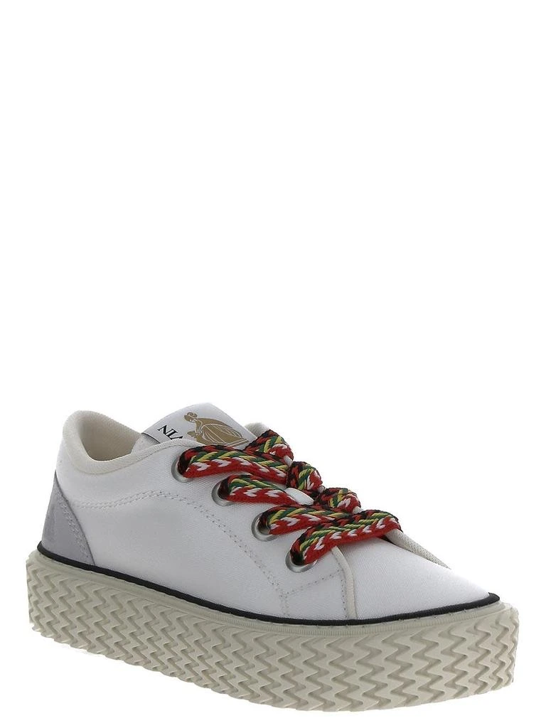 商品Lanvin|Cotton Canvas Curbies Sneakers,价格¥3358,第2张图片详细描述