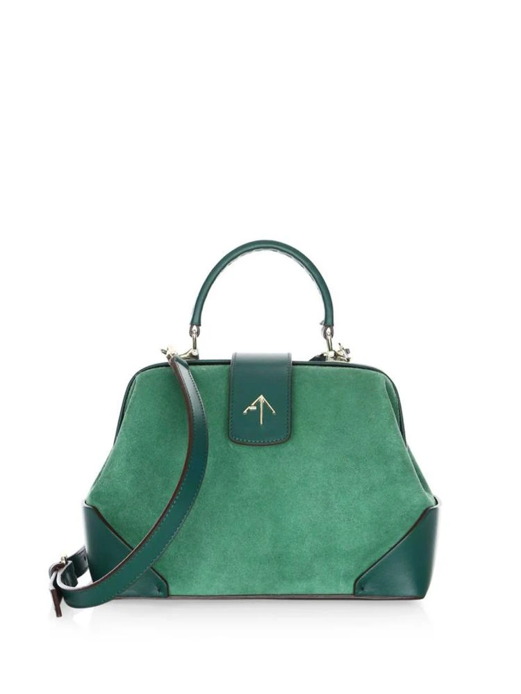 商品Manu Atelier|绒面革手提包,价格¥3096,第1张图片