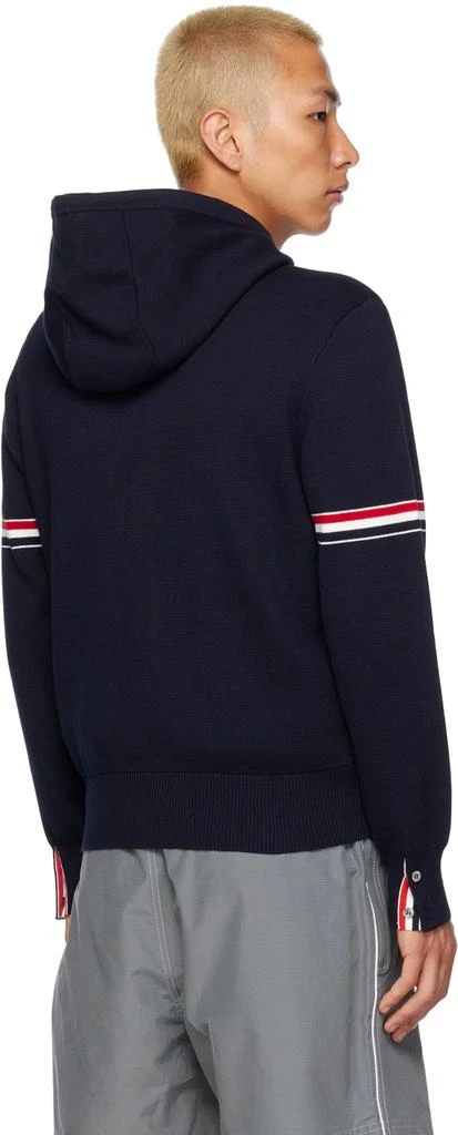 商品Thom Browne|Navy Striped Hoodie,价格¥12653,第3张图片详细描述