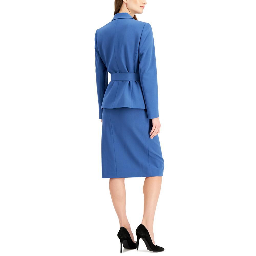 商品Tahari|Belted Wrap Skirt Suit,价格¥1690,第4张图片详细描述