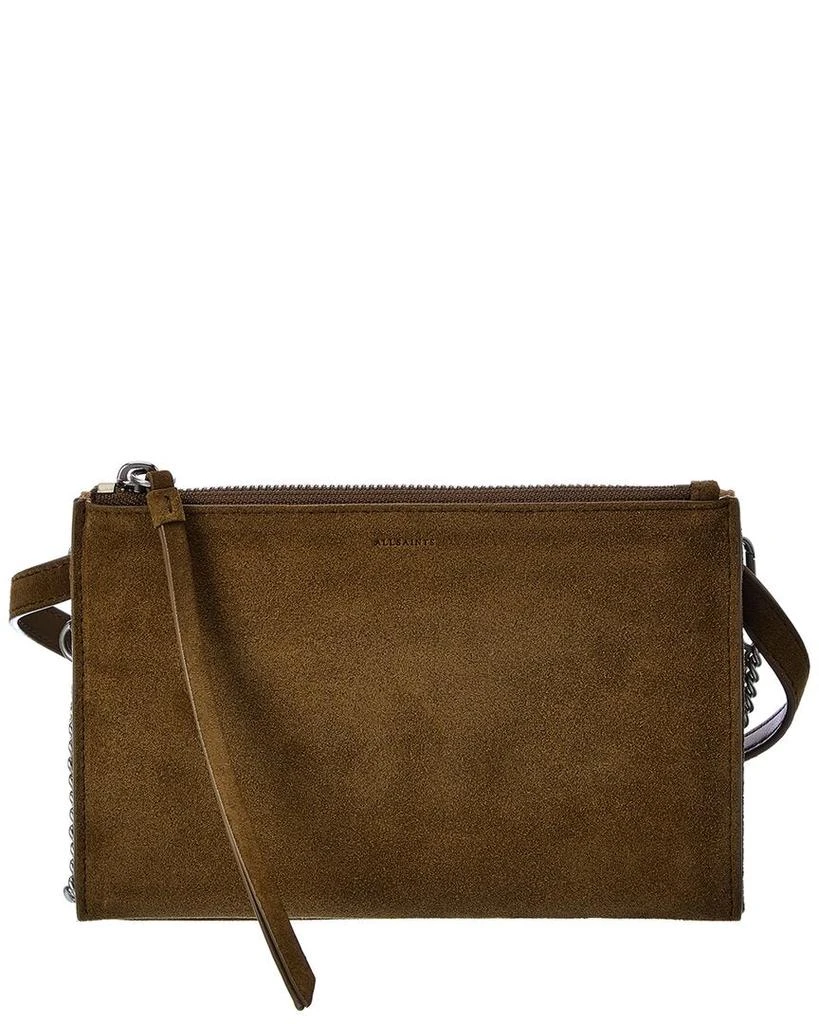 商品ALL SAINTS|AllSaints Fetch Chain Suede Crossbody,价格¥556,第2张图片详细描述