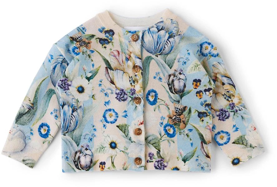 商品Burberry|多色 Floral Print 婴儿开衫 & 连体衣套装,价格¥4965,第2张图片详细描述