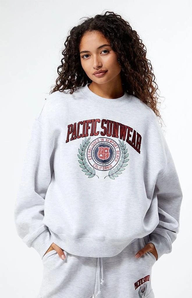 商品PacSun|Pacific Sunwear Crest Crew Neck Sweatshirt,价格¥348,第1张图片