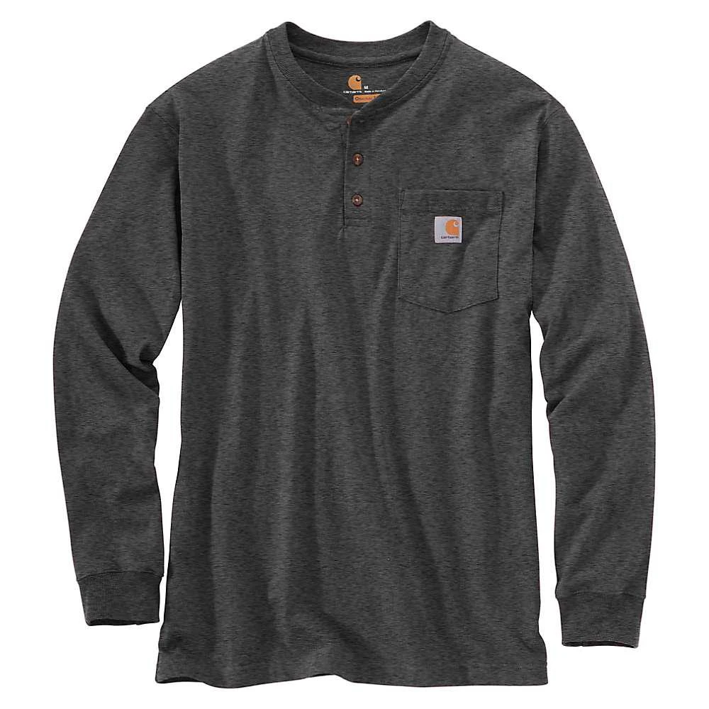 商品Carhartt|Carhartt Men's Workwear Pocket Long Sleeve Henley Top,价格¥248,第4张图片详细描述