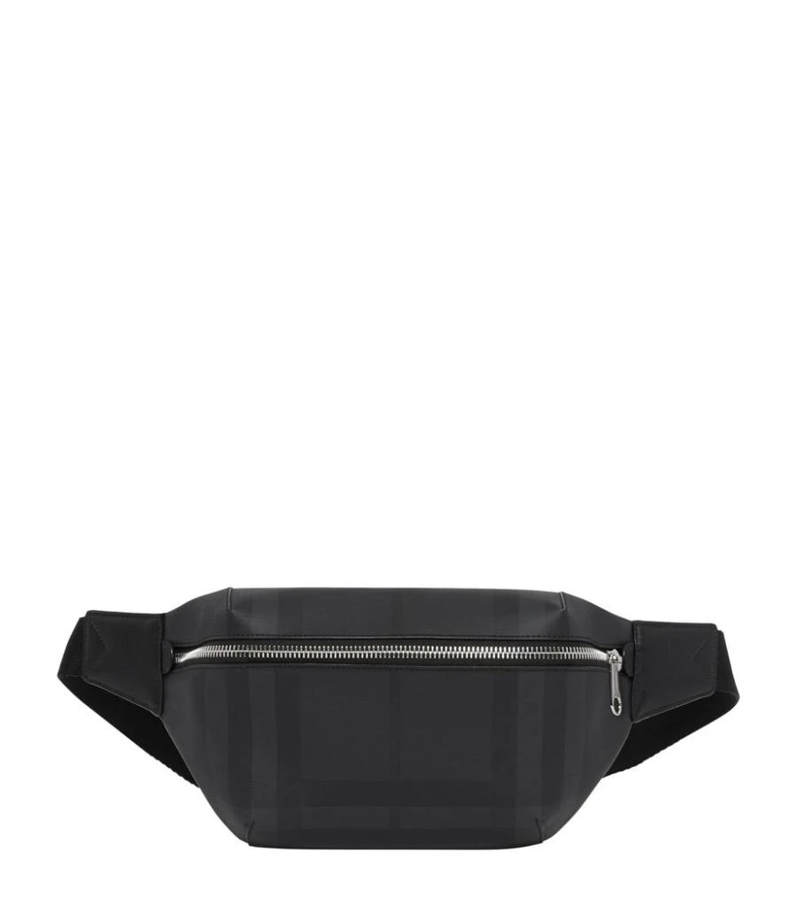 商品Burberry|Leather London Check Belt Bag,价格¥5990,第1张图片