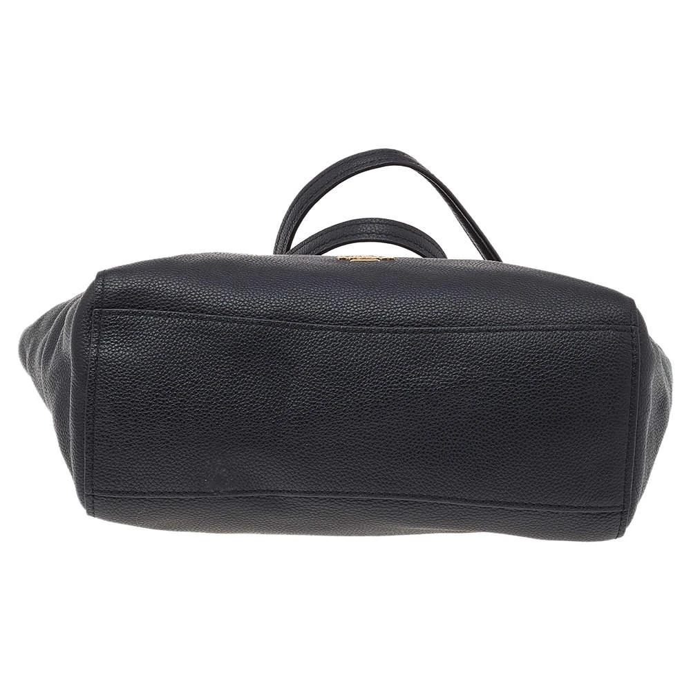 Coach Black Leather Turnlock Chain Tote 商品