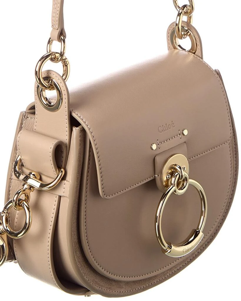 商品Chloé|Chloe Tess Small Leather & Suede Shoulder Bag,价格¥8518,第3张图片详细描述