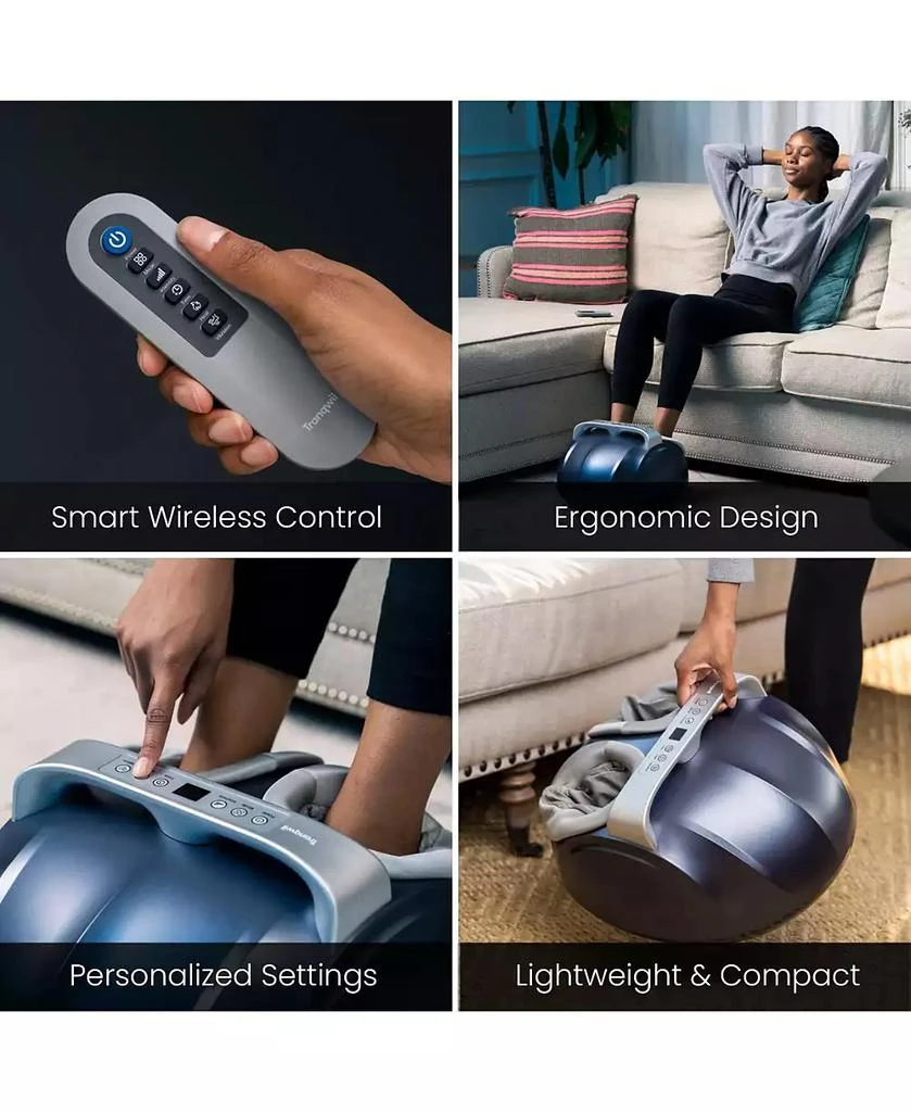 商品Tranqwil|Shiatsu Foot Massager Machine with Heat,价格¥614,第5张图片详细描述