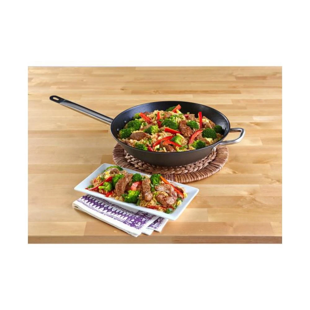 商品IMUSA|14" Wok with Stainless Steel Handles,价格¥223,第2张图片详细描述