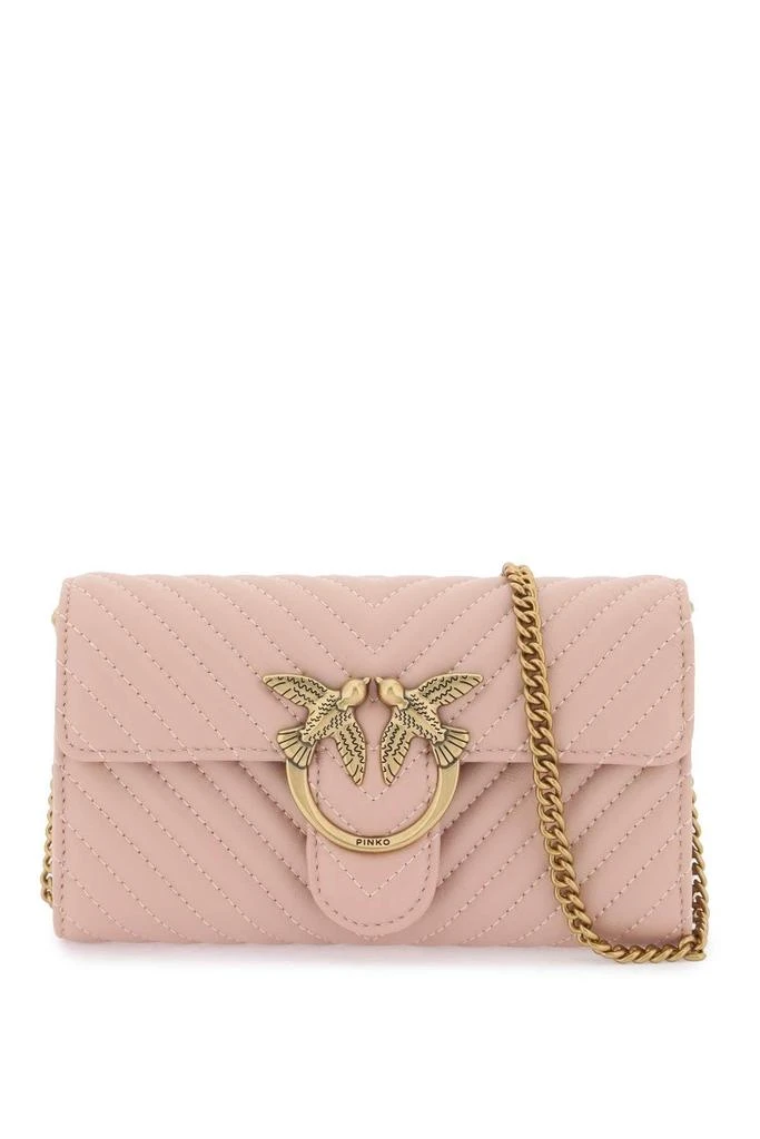 商品PINKO|Love Bag Chevron crossbody bag,价格¥848,第1张图片