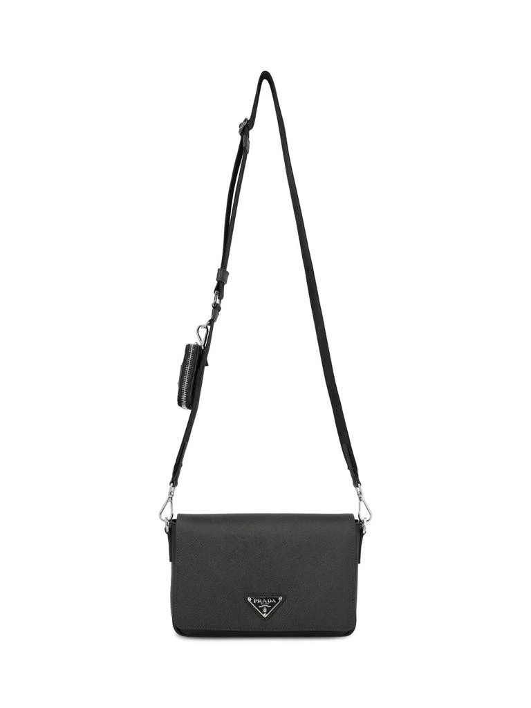 商品Prada|Prada Triangle Logo Plaque Crossbody Bag,价格¥15930,第1张图片