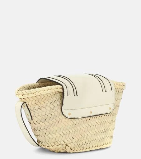 商品Chloé|Marcie S号酒椰叶纤维斜挎包,价格¥4570,第4张图片详细描述