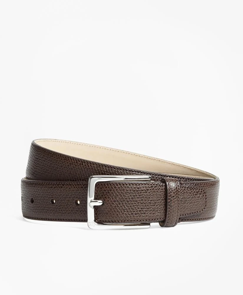 商品Brooks Brothers|1818 Textured Leather Belt,价格¥733,第1张图片详细描述