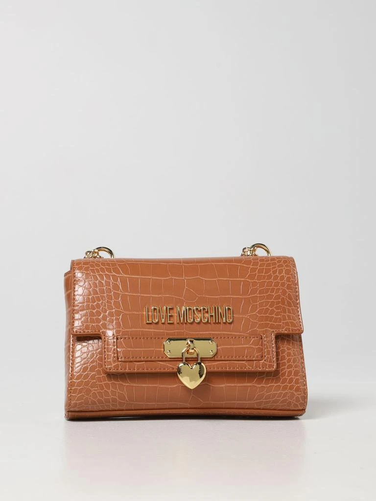 商品Love Moschino|Love Moschino bag in synthetic leather with crocodile print,价格¥1362,第1张图片