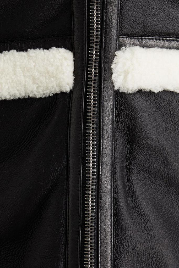 Shearling hooded jacket商品第2张图片规格展示