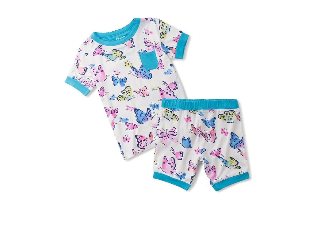 商品Hatley|Big Butterflies Bamboo Short Pajama Set (Toddler/Little Kid/Big Kid),价格¥277,第1张图片