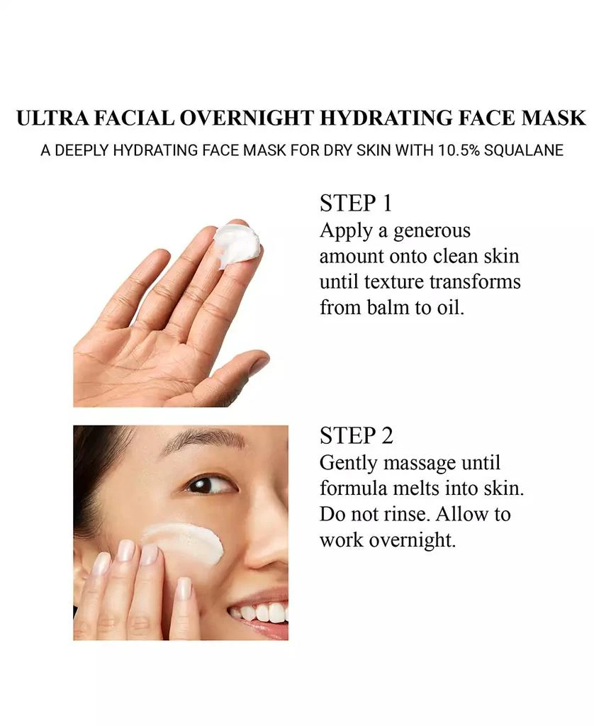 Ultra Facial Overnight Hydrating Mask With 10.5% Squalane, 3.4 oz. 商品